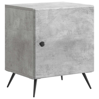 vidaXL Bedside Cabinet Concrete Grey 43 x 34.5 x 50 cm Engineered Wood
