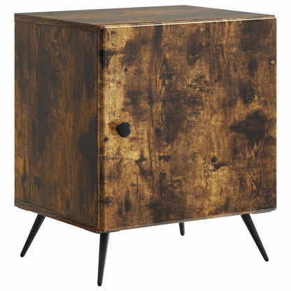 vidaXL Bedside Cabinet 2 pcs Smoked Oak 43 x 34.5 x 50 cm