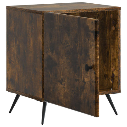 vidaXL Bedside Cabinet 2 pcs Smoked Oak 43 x 34.5 x 50 cm