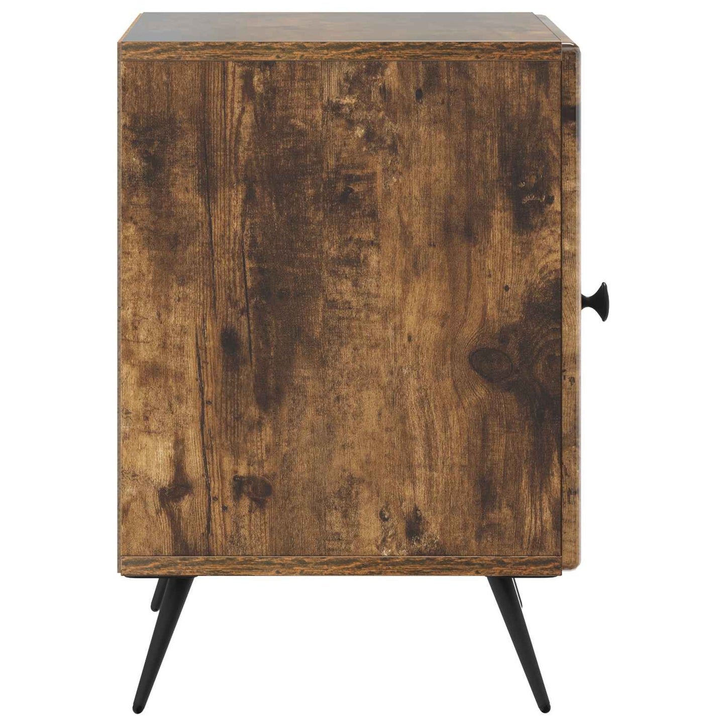 vidaXL Bedside Cabinet 2 pcs Smoked Oak 43 x 34.5 x 50 cm