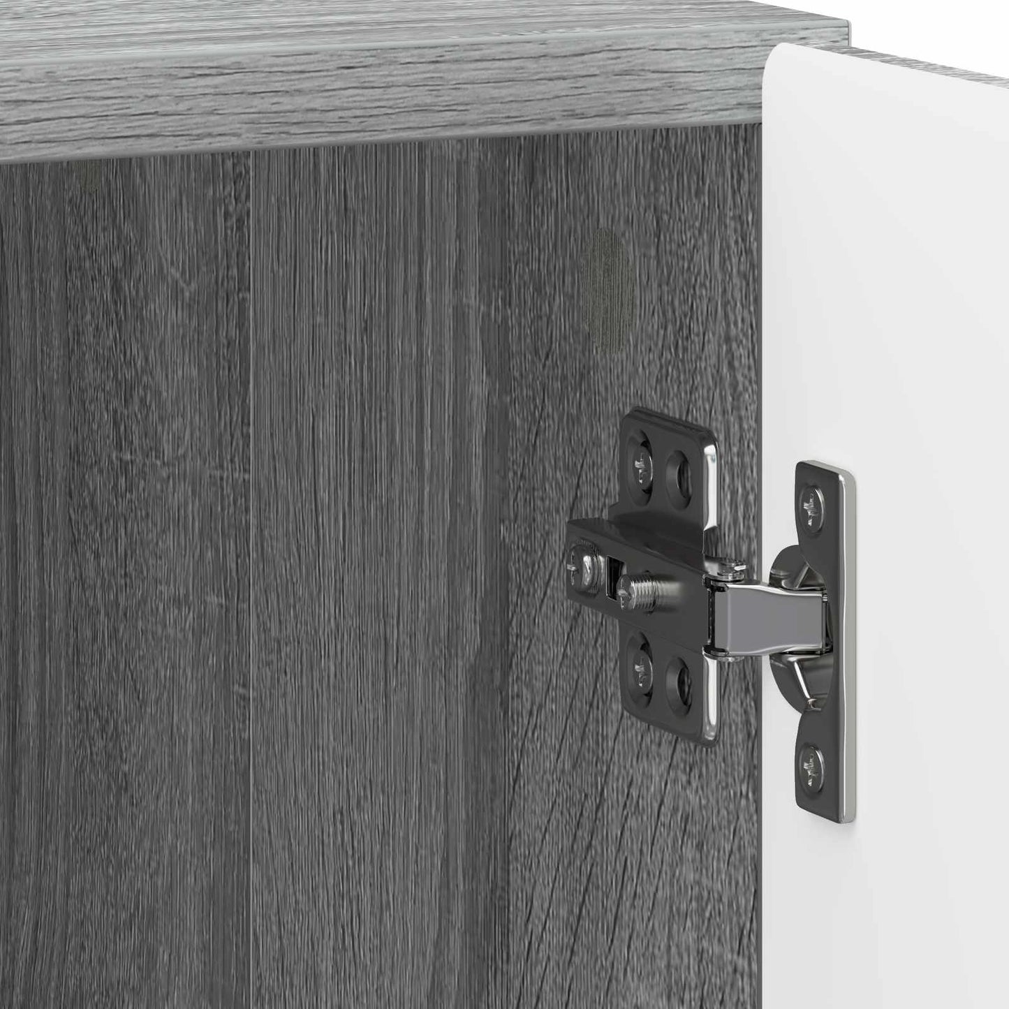 vidaXL Bedside Cabinet 2 pcs Grey Sonoma 43 x 34.5 x 50 cm