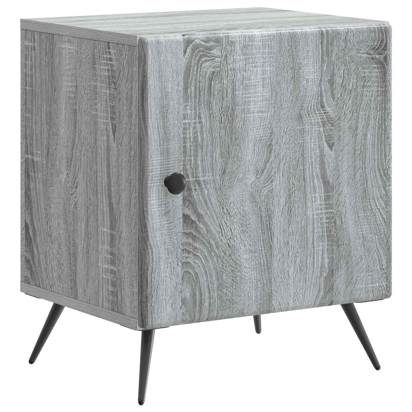 vidaXL Bedside Cabinet 2 pcs Grey Sonoma 43 x 34.5 x 50 cm