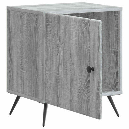 vidaXL Bedside Cabinet 2 pcs Grey Sonoma 43 x 34.5 x 50 cm