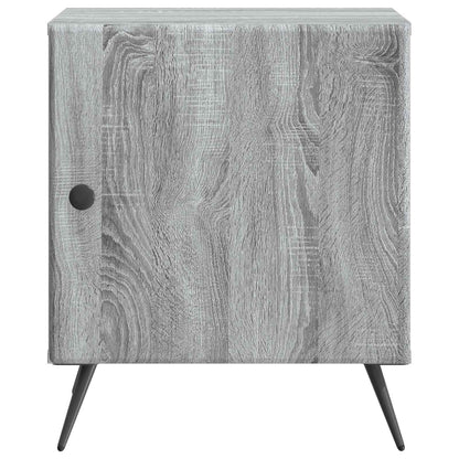 vidaXL Bedside Cabinet 2 pcs Grey Sonoma 43 x 34.5 x 50 cm