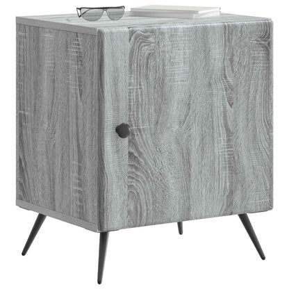 vidaXL Bedside Cabinet 2 pcs Grey Sonoma 43 x 34.5 x 50 cm