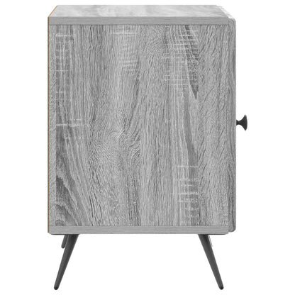vidaXL Bedside Cabinet 2 pcs Grey Sonoma 43 x 34.5 x 50 cm