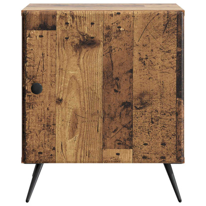 vidaXL Bedside Cabinet Old Wood 43 x 34.5 x 50 cm Engineered Wood