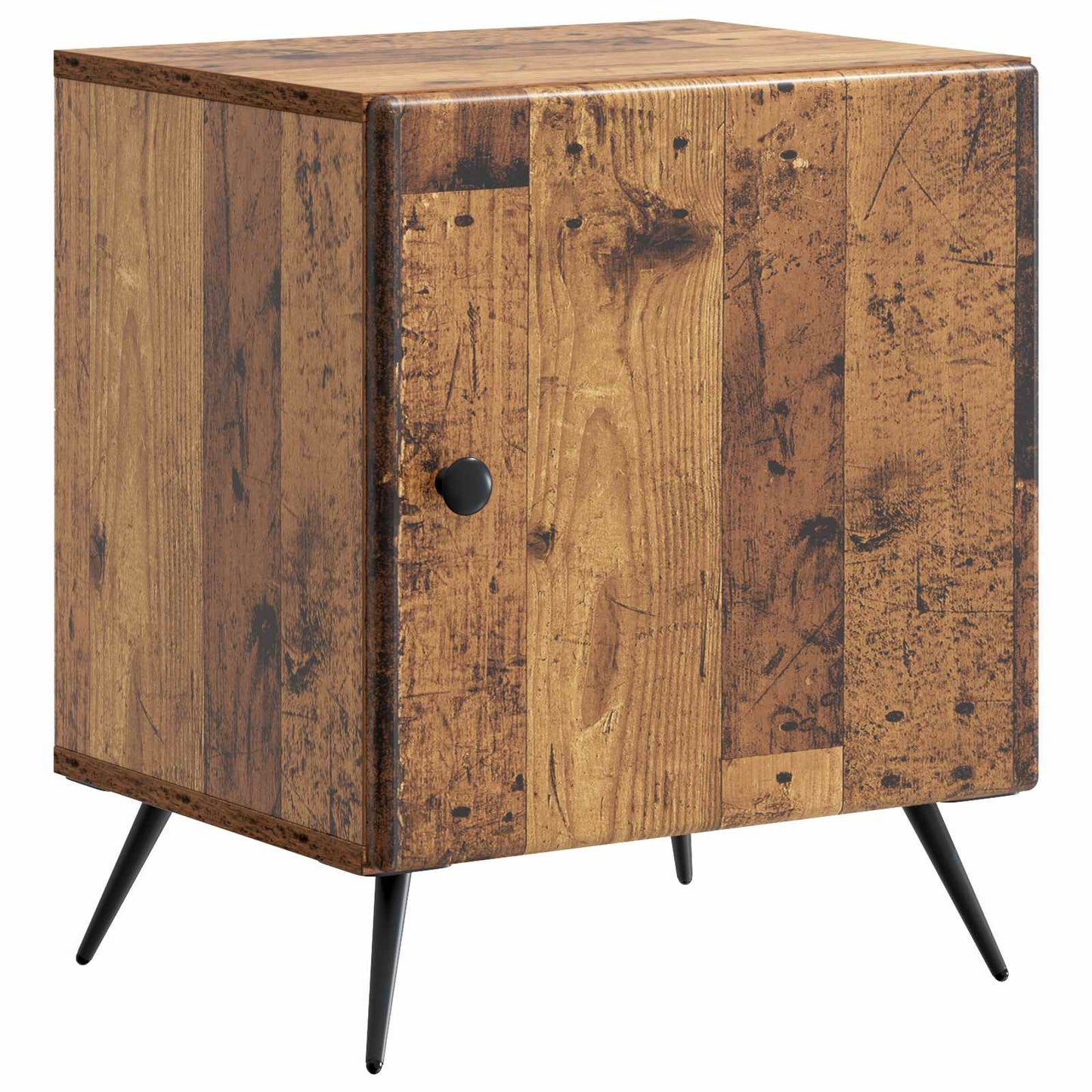 vidaXL Bedside Cabinet 2 pcs Old Wood 43 x 34.5 x 50 cm