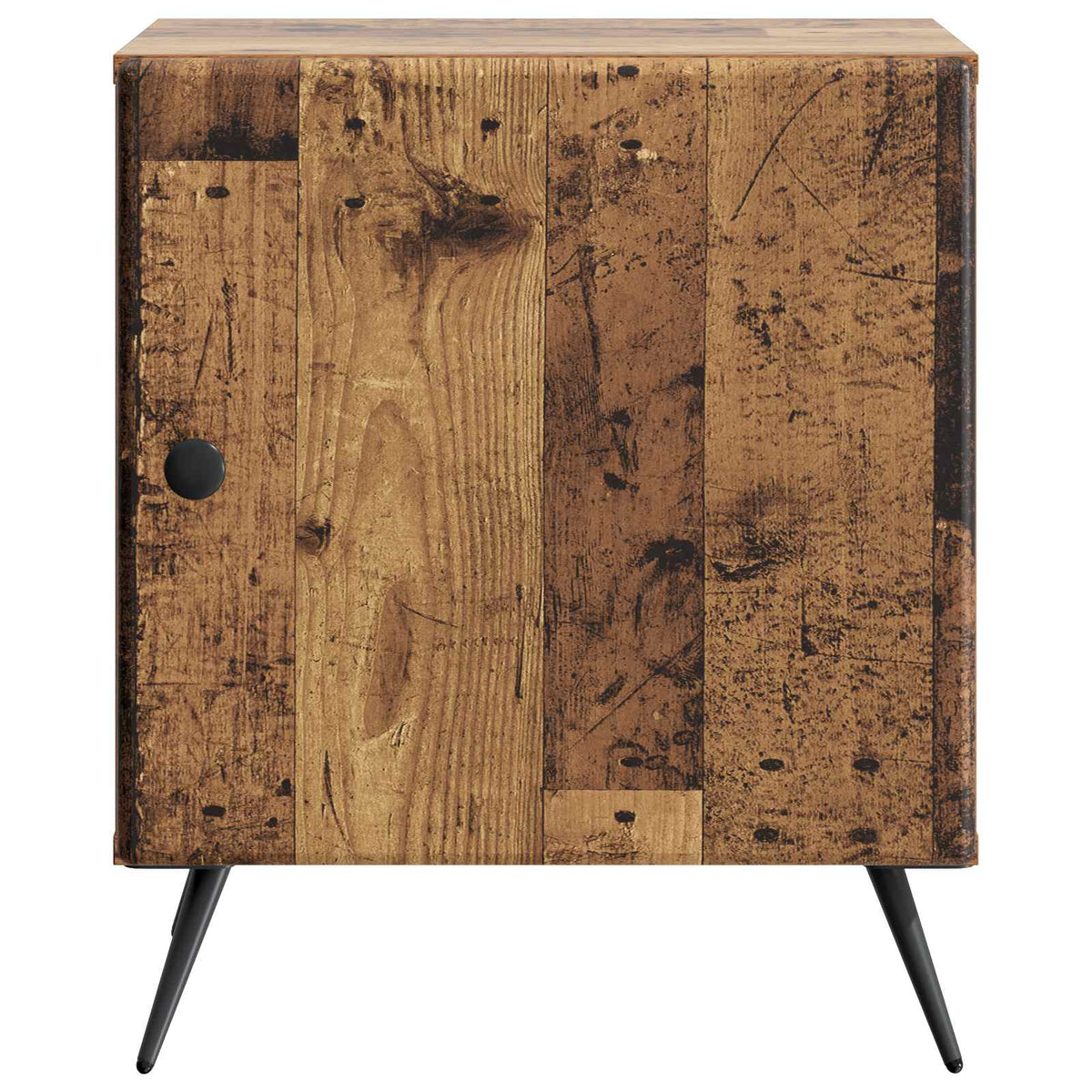 vidaXL Bedside Cabinet 2 pcs Old Wood 43 x 34.5 x 50 cm