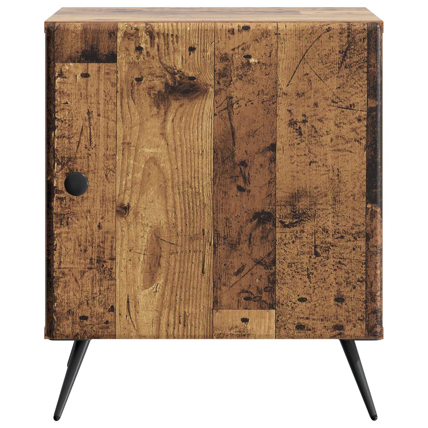 vidaXL Bedside Cabinet 2 pcs Old Wood 43 x 34.5 x 50 cm