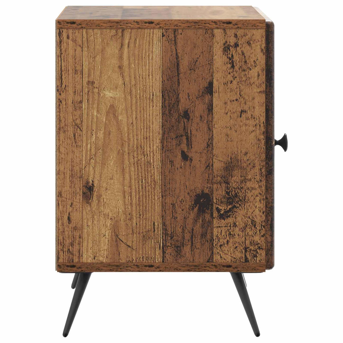 vidaXL Bedside Cabinet 2 pcs Old Wood 43 x 34.5 x 50 cm