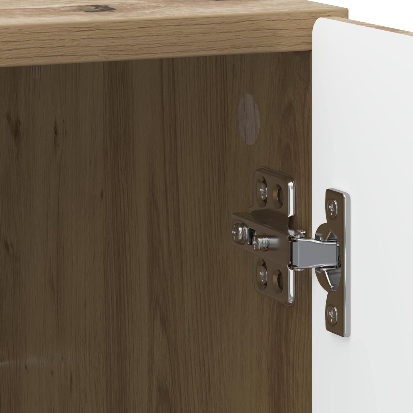 vidaXL Bedside Cabinet Artisan Oak 43 x 34.5 x 50 cm Engineered Wood
