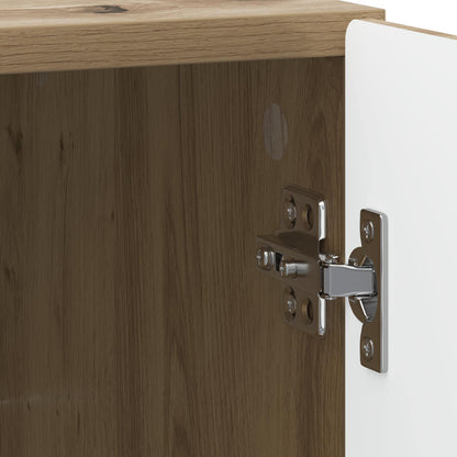 vidaXL Bedside Cabinet Artisan Oak 43 x 34.5 x 50 cm Engineered Wood