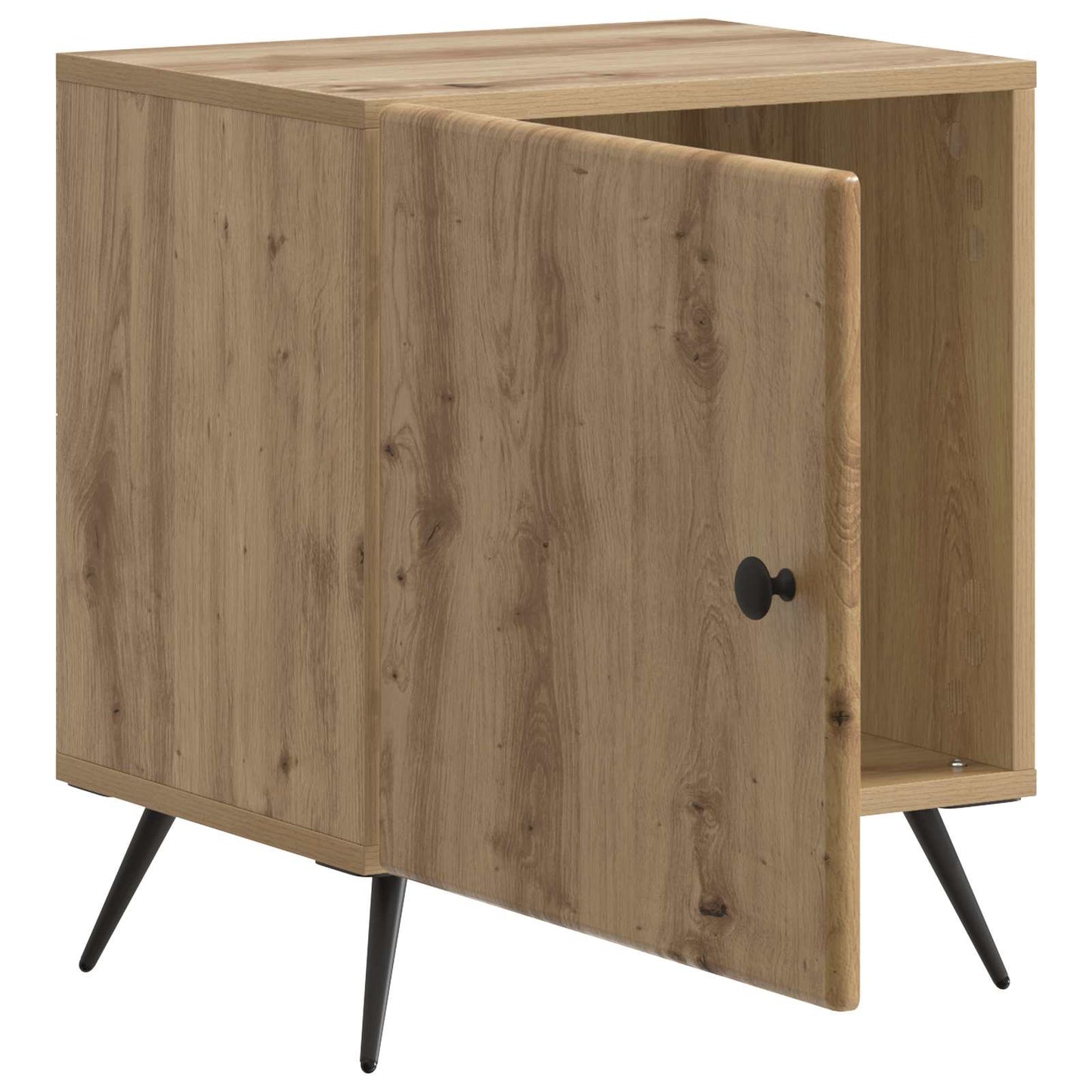 vidaXL Bedside Cabinet Artisan Oak 43 x 34.5 x 50 cm Engineered Wood