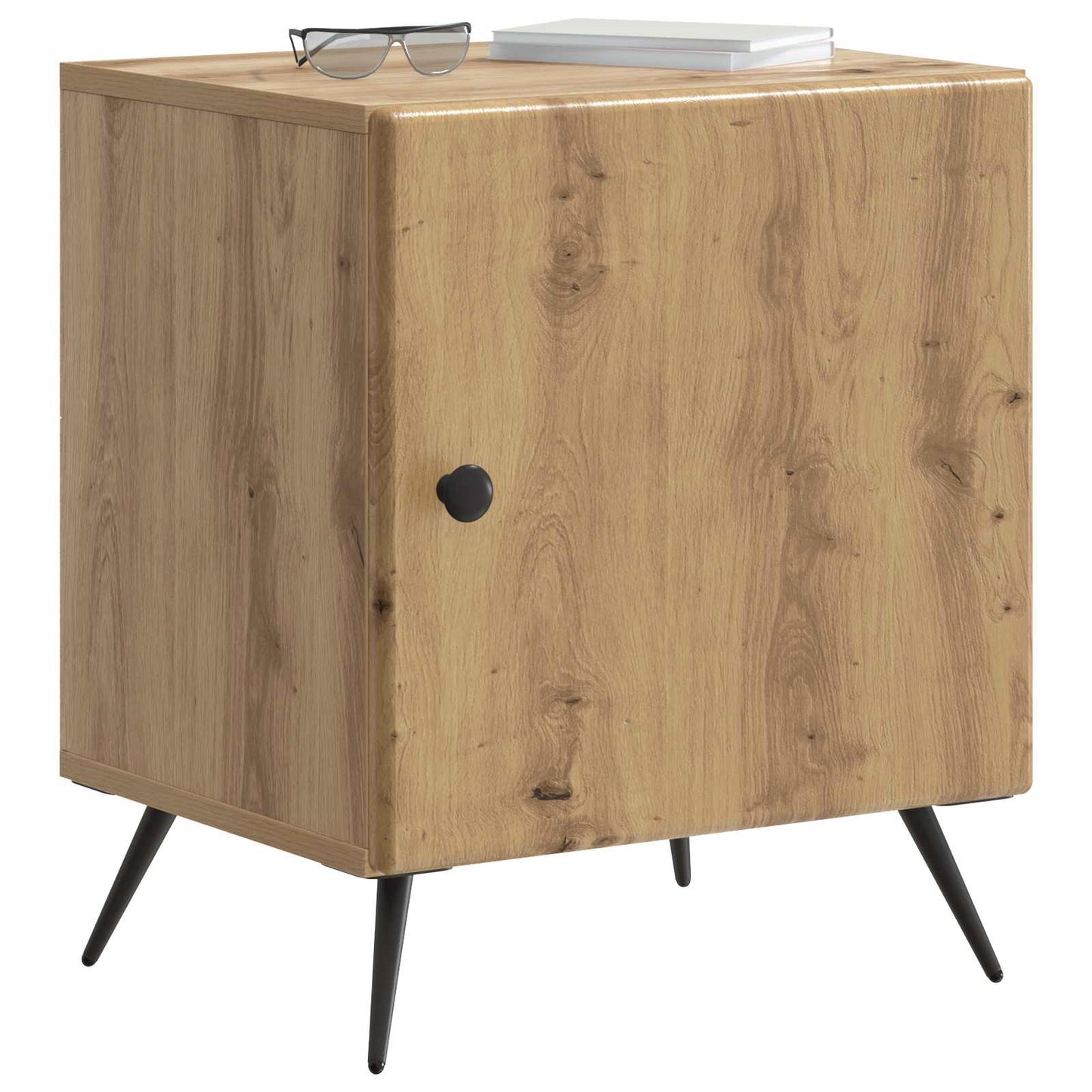 vidaXL Bedside Cabinet Artisan Oak 43 x 34.5 x 50 cm Engineered Wood