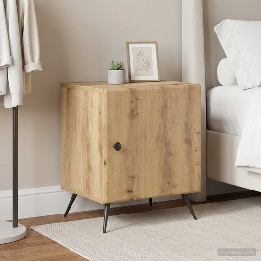 vidaXL Bedside Cabinet 2 pcs Artisan Oak 43 x 34.5 x 50 cm