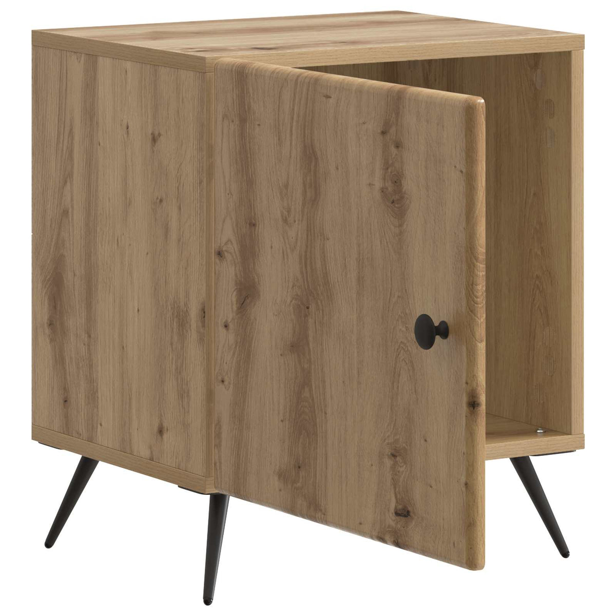 vidaXL Bedside Cabinet 2 pcs Artisan Oak 43 x 34.5 x 50 cm