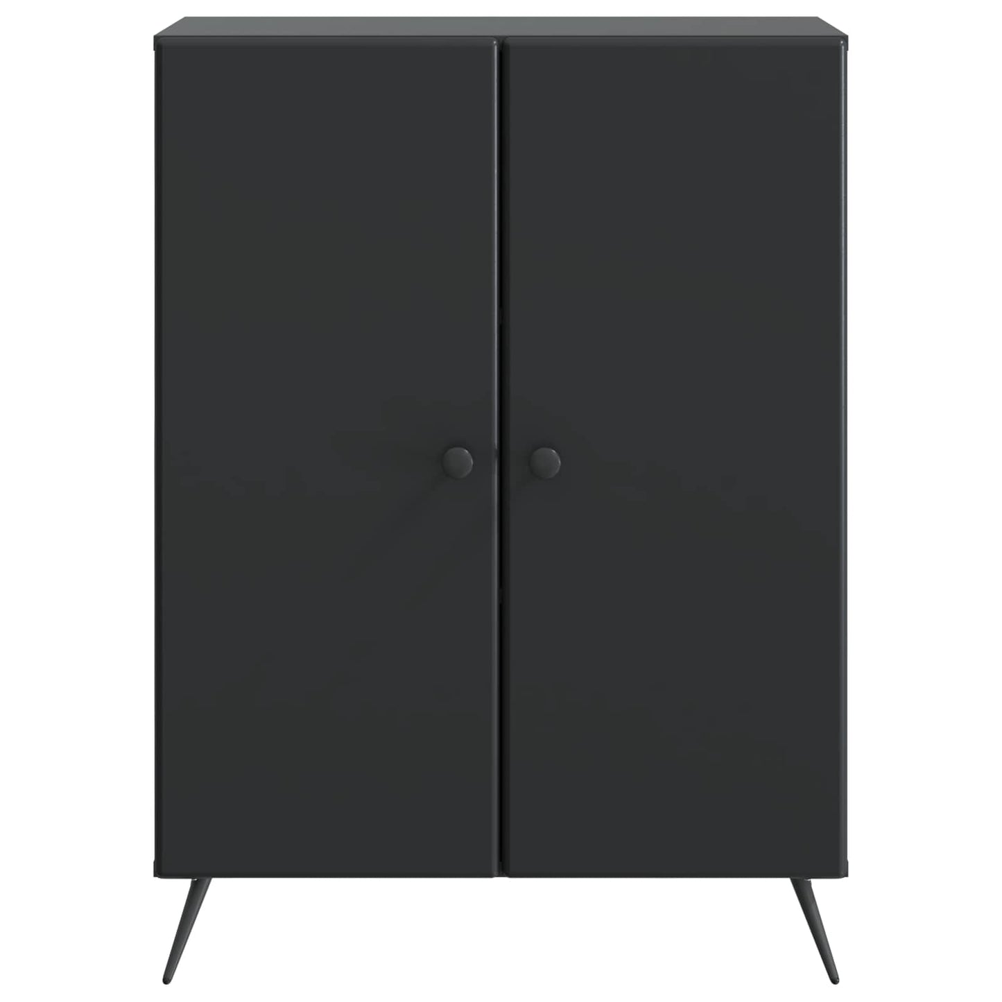 vidaXL Sideboard Black 66 x 34.5 x 90 cm Engineered Wood