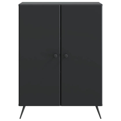 vidaXL Sideboard Black 66 x 34.5 x 90 cm Engineered Wood