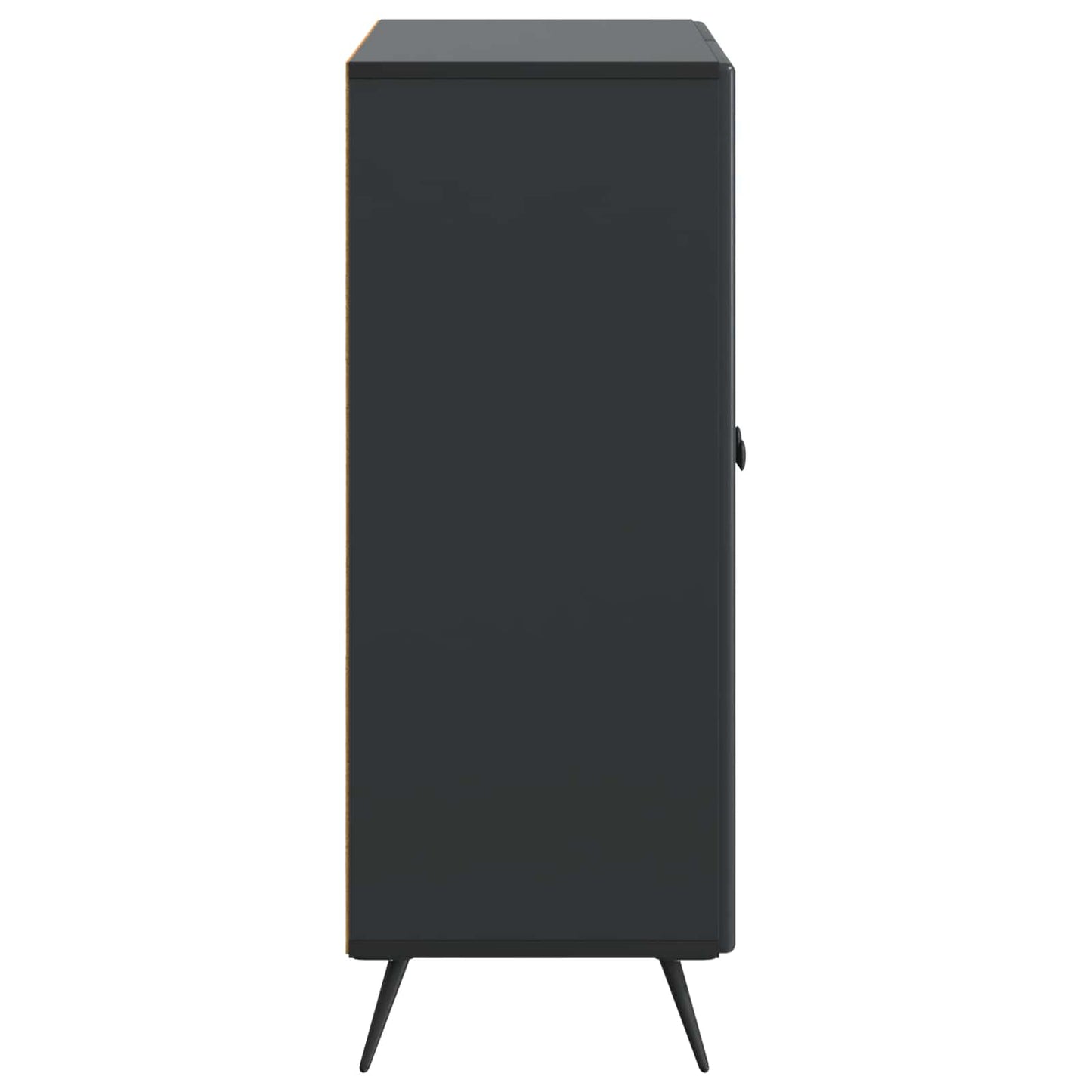 vidaXL Sideboard Black 66 x 34.5 x 90 cm Engineered Wood