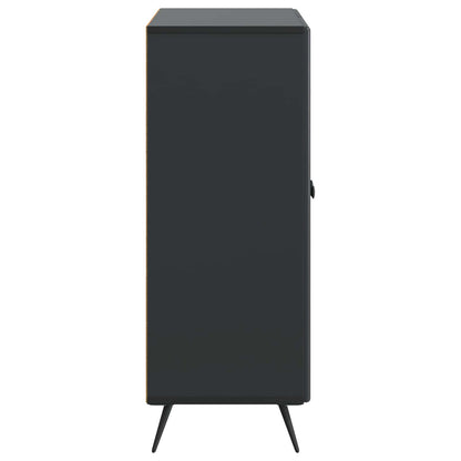 vidaXL Sideboard Black 66 x 34.5 x 90 cm Engineered Wood