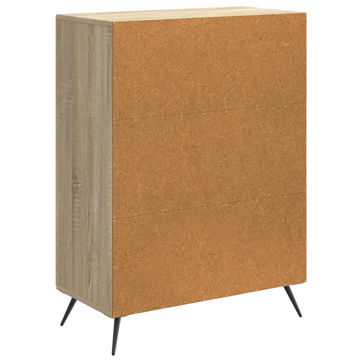 vidaXL Sideboard Sonoma Oak 66 x 34.5 x 90 cm Engineered Wood