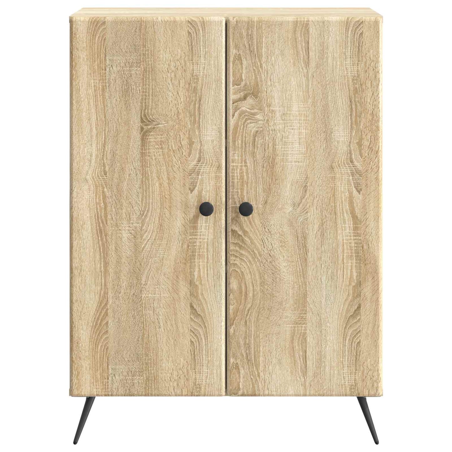 vidaXL Sideboard Sonoma Oak 66 x 34.5 x 90 cm Engineered Wood