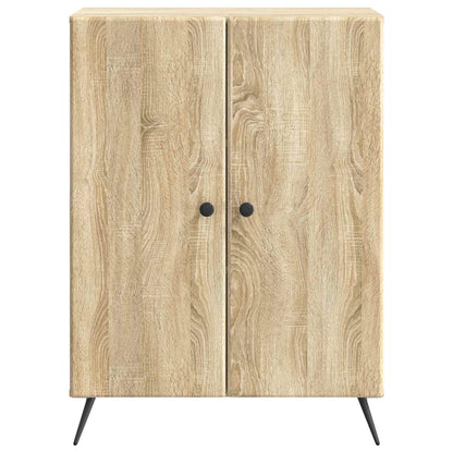 vidaXL Sideboard Sonoma Oak 66 x 34.5 x 90 cm Engineered Wood