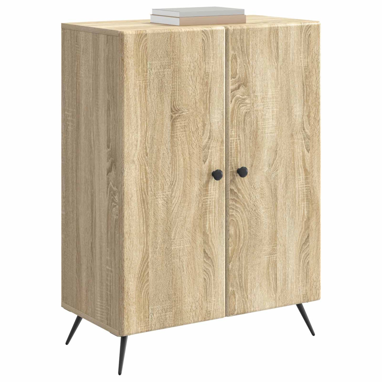 vidaXL Sideboard Sonoma Oak 66 x 34.5 x 90 cm Engineered Wood