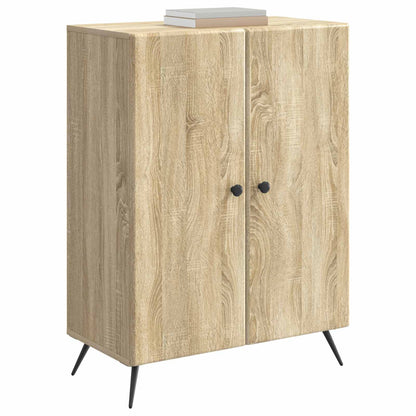 vidaXL Sideboard Sonoma Oak 66 x 34.5 x 90 cm Engineered Wood