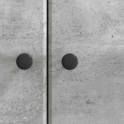 vidaXL Sideboard Concrete Grey 66 x 34.5 x 90 cm Engineered Wood