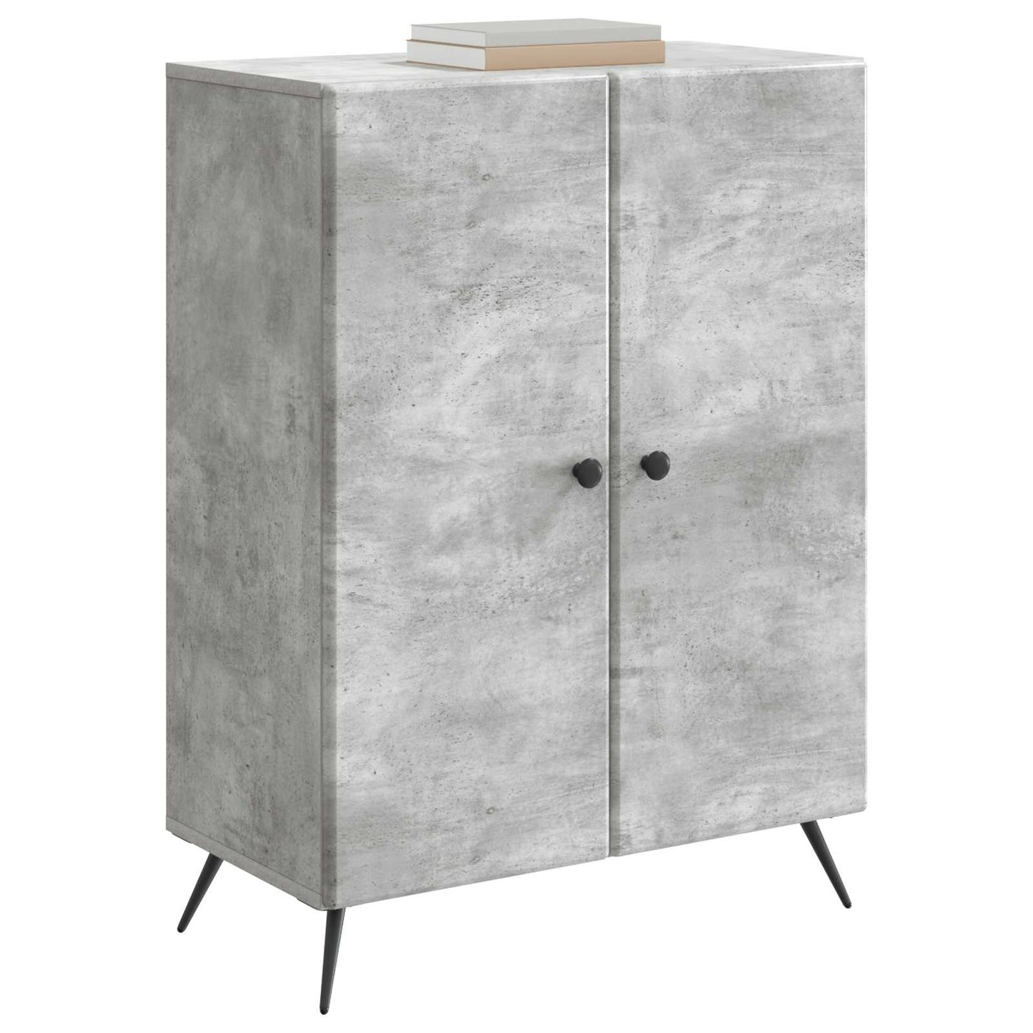 vidaXL Sideboard Concrete Grey 66 x 34.5 x 90 cm Engineered Wood