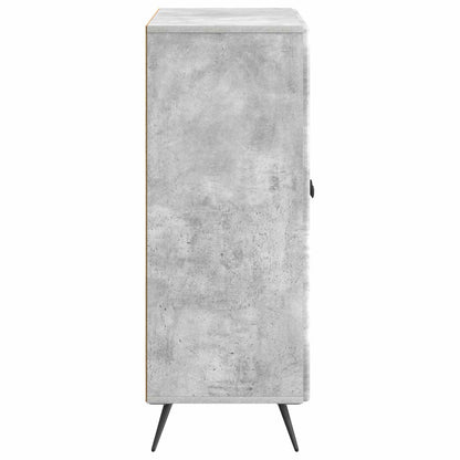 vidaXL Sideboard Concrete Grey 66 x 34.5 x 90 cm Engineered Wood