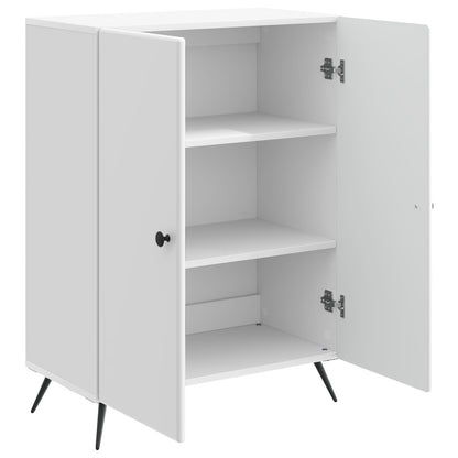vidaXL Sideboard High Gloss White 66 x 34.5 x 90 cm Engineered Wood