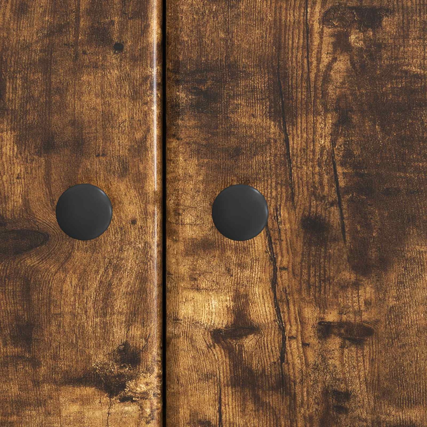 vidaXL Sideboard Smoked Oak 66 x 34.5 x 90 cm Engineered Wood