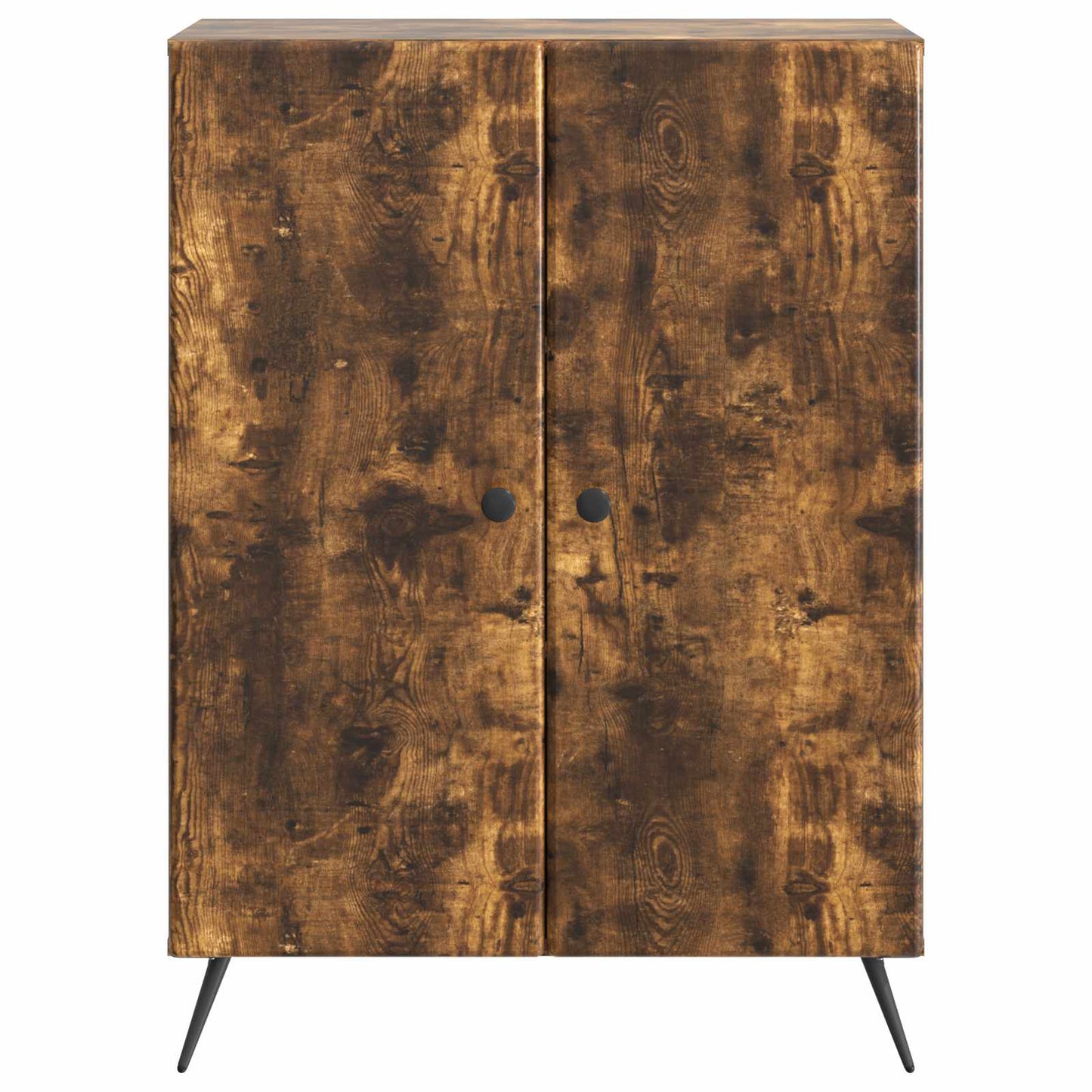 vidaXL Sideboard Smoked Oak 66 x 34.5 x 90 cm Engineered Wood