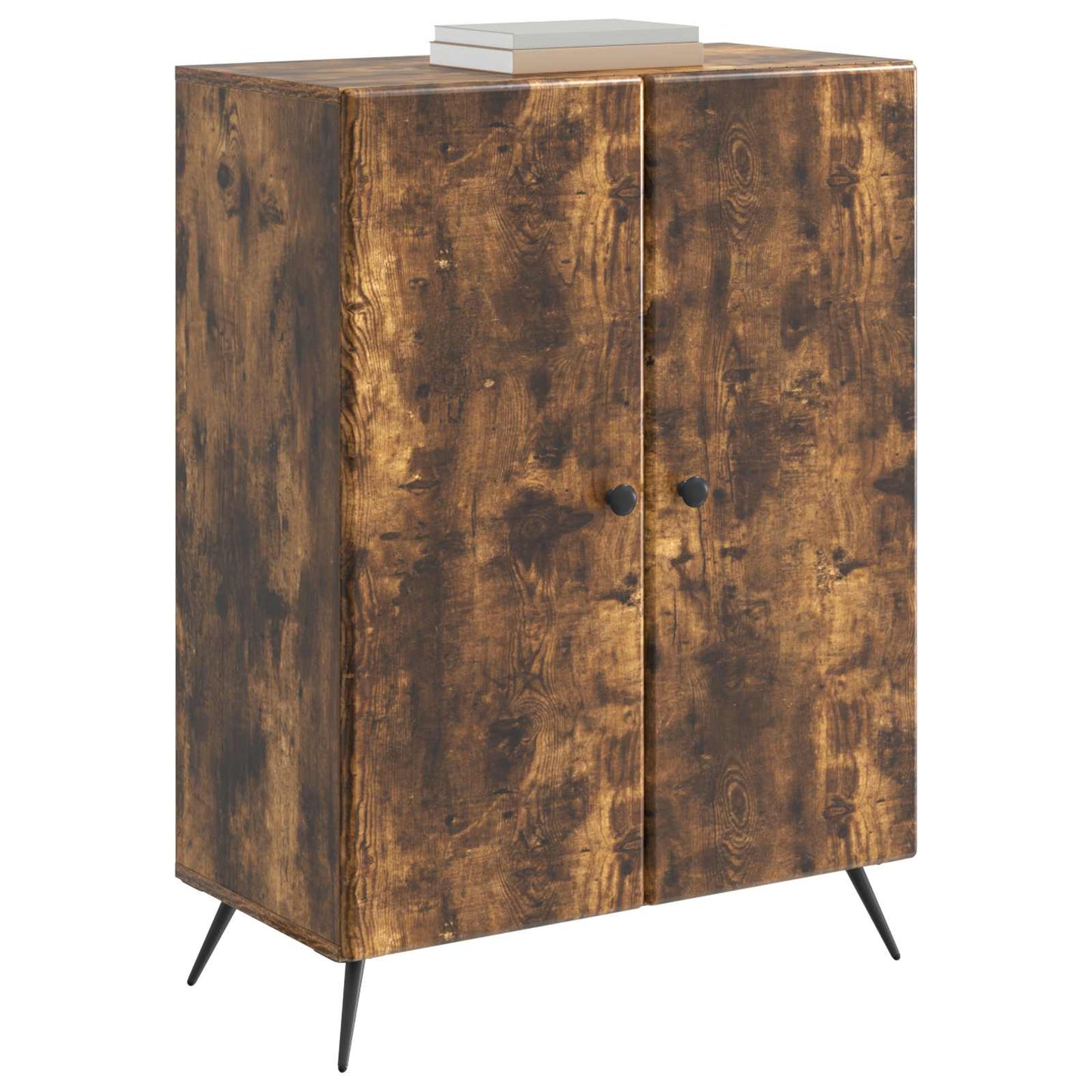 vidaXL Sideboard Smoked Oak 66 x 34.5 x 90 cm Engineered Wood