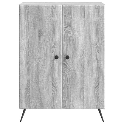 vidaXL Sideboard Grey Sonoma 66 x 34.5 x 90 cm Engineered Wood