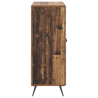 vidaXL Sideboard Old Wood 66 x 34.5 x 90 cm Engineered Wood