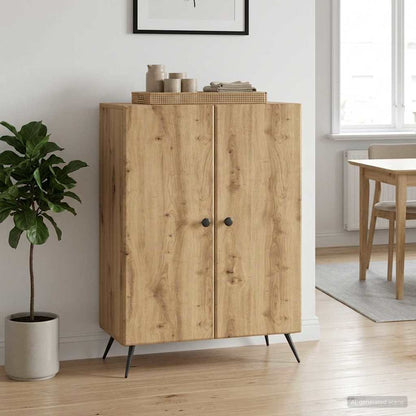 vidaXL Sideboard Artisan Oak 66 x 34.5 x 90 cm Engineered Wood