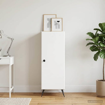 vidaXL Sideboard White 33 x 34.5 x 90 cm Engineered Wood