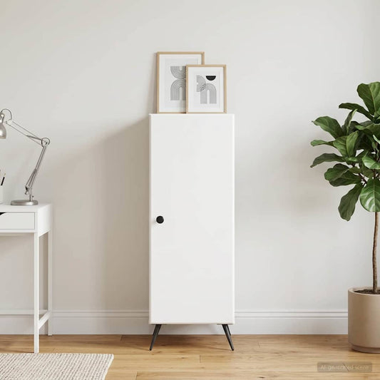 vidaXL Sideboard White 33 x 34.5 x 90 cm Engineered Wood