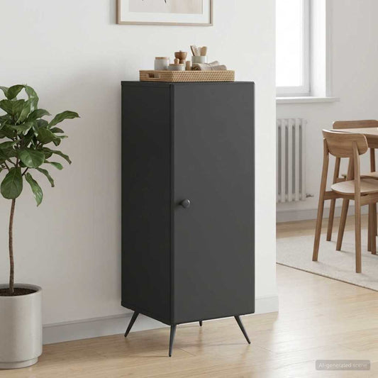 vidaXL Sideboard Black 33 x 34.5 x 90 cm Engineered Wood