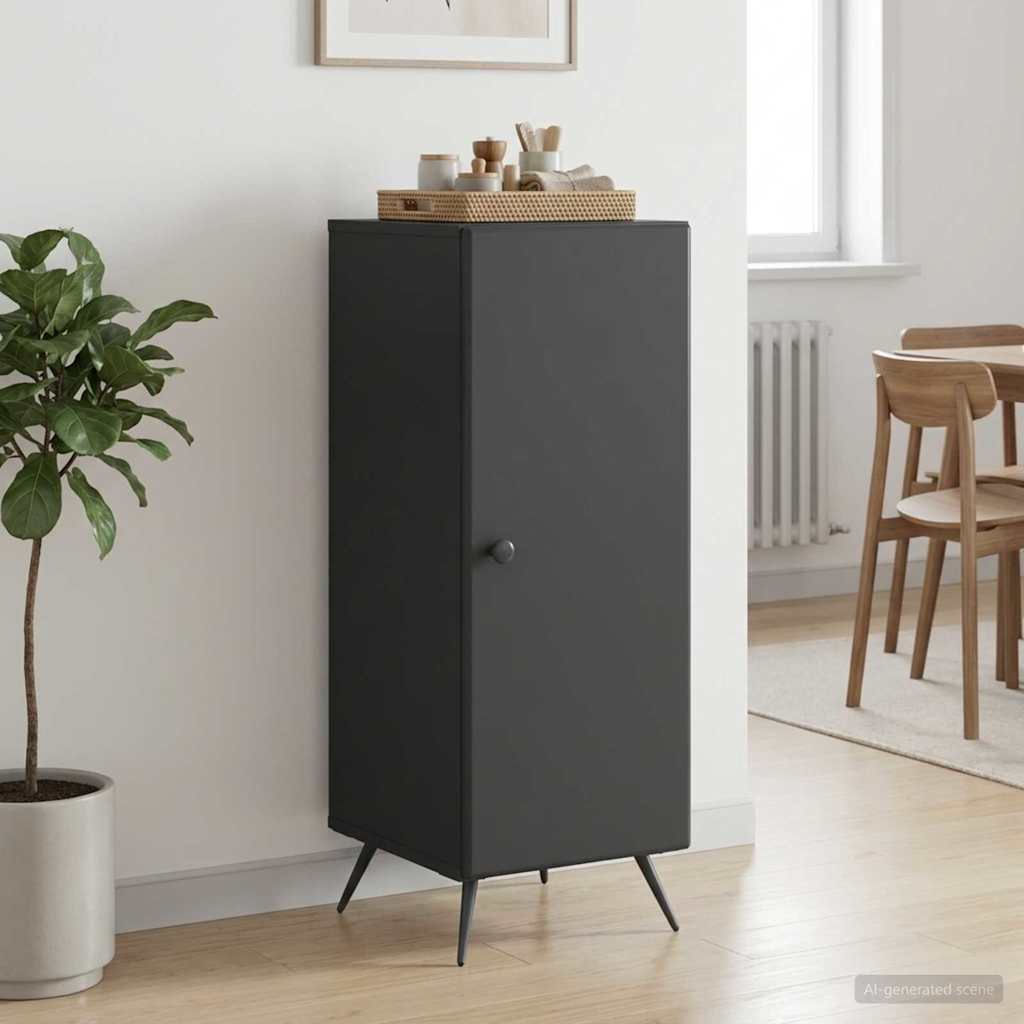 vidaXL Sideboard Black 33 x 34.5 x 90 cm Engineered Wood
