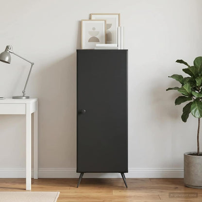 vidaXL Sideboard Black 33 x 34.5 x 90 cm Engineered Wood