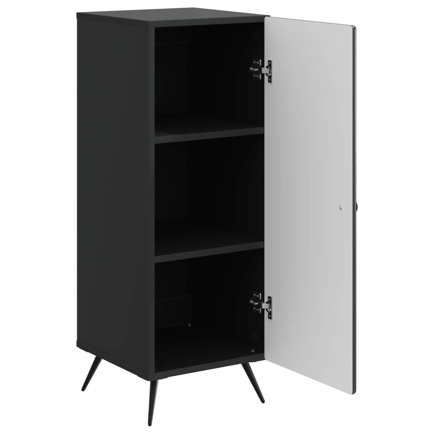 vidaXL Sideboard Black 33 x 34.5 x 90 cm Engineered Wood