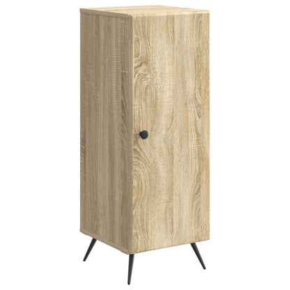 vidaXL Sideboard Sonoma Oak 33 x 34.5 x 90 cm Engineered Wood