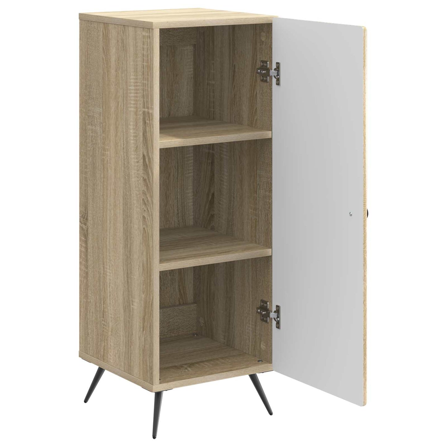 vidaXL Sideboard Sonoma Oak 33 x 34.5 x 90 cm Engineered Wood