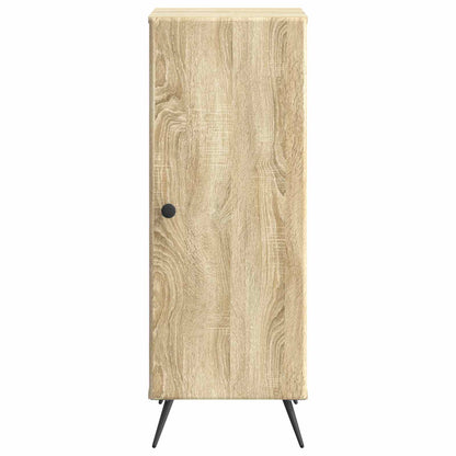 vidaXL Sideboard Sonoma Oak 33 x 34.5 x 90 cm Engineered Wood