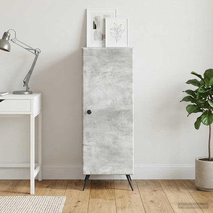 vidaXL Sideboard Concrete Grey 33 x 34.5 x 90 cm Engineered Wood